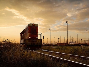 locomotive, ##, lanterns, Petrol