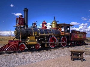 Rogers, locomotive, steam