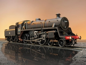 Train, locomotive, steam