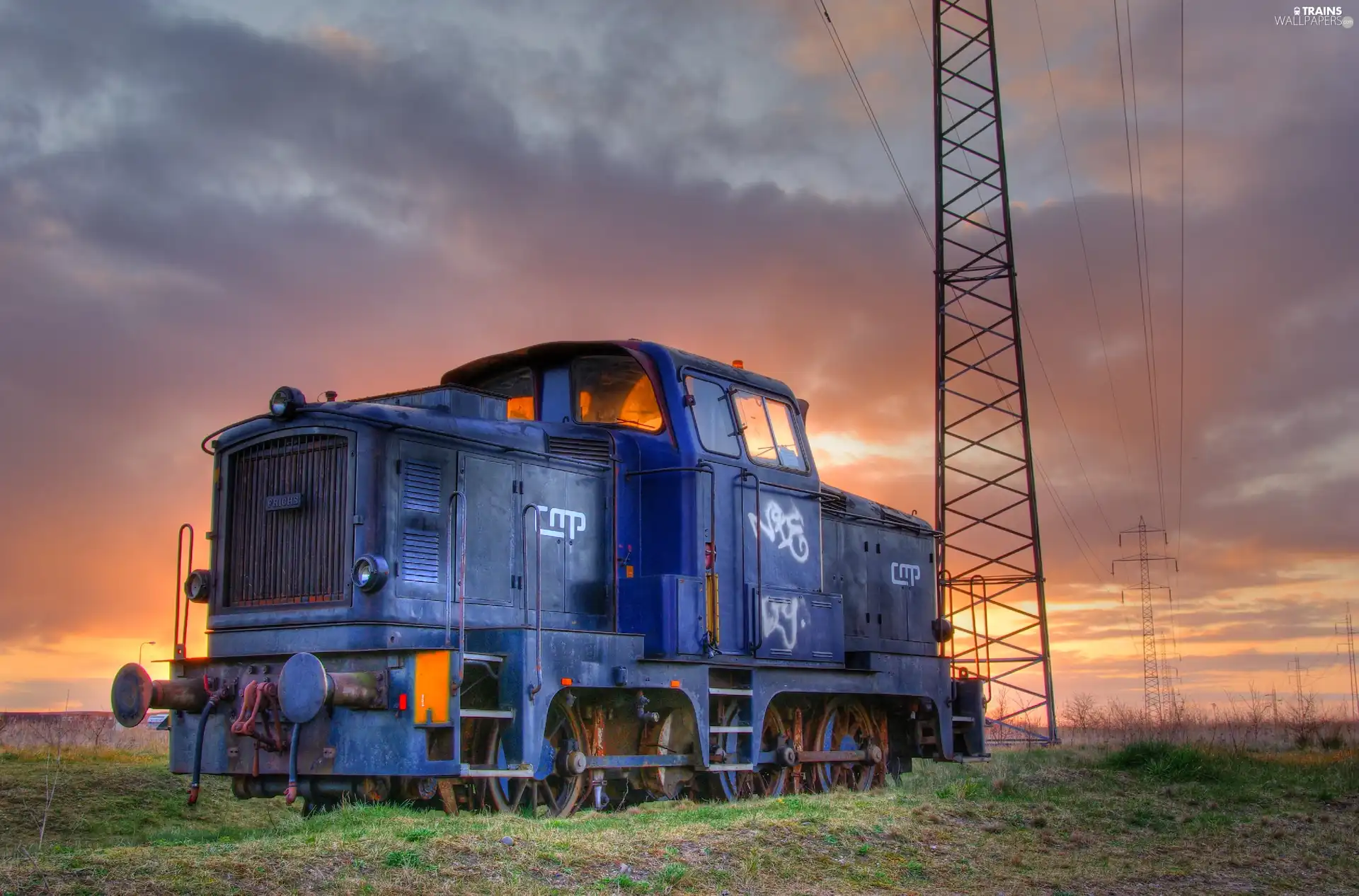 pile, Old, locomotive