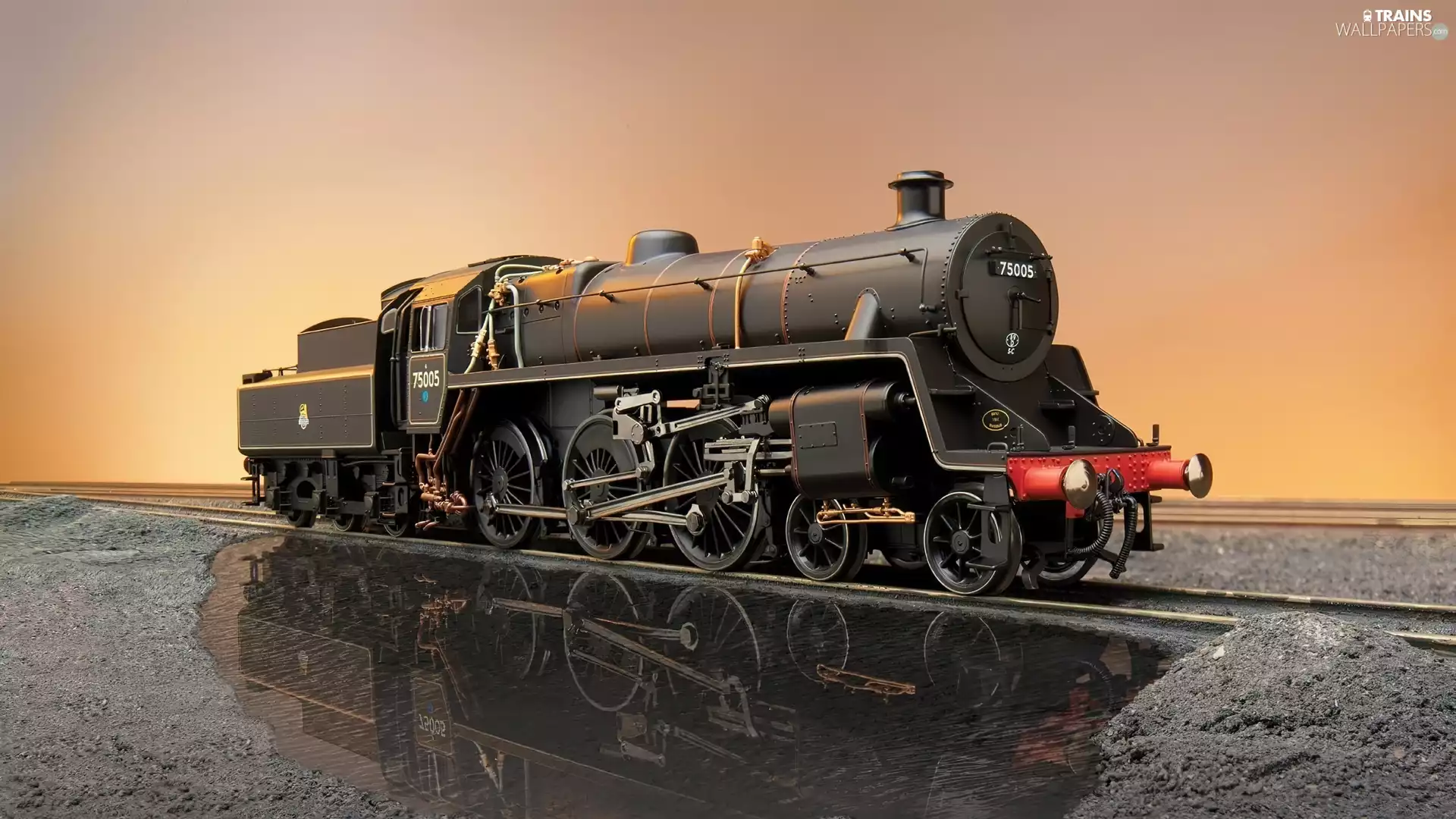 Train, locomotive, steam